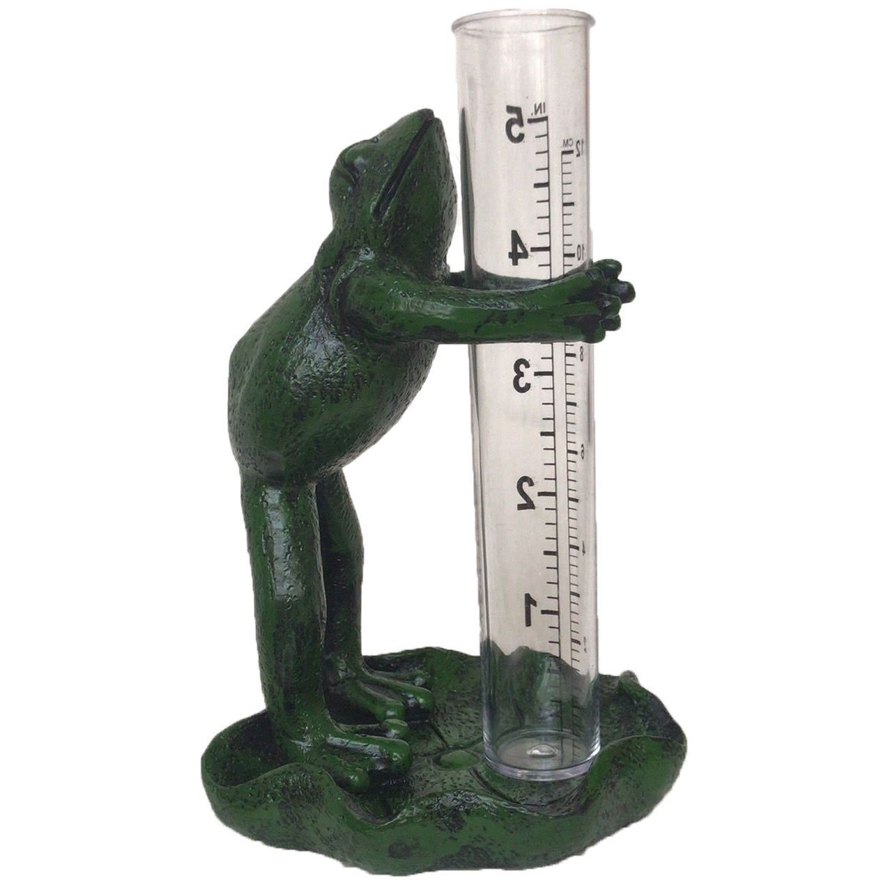 Garden Rain Gauge & Thermometer