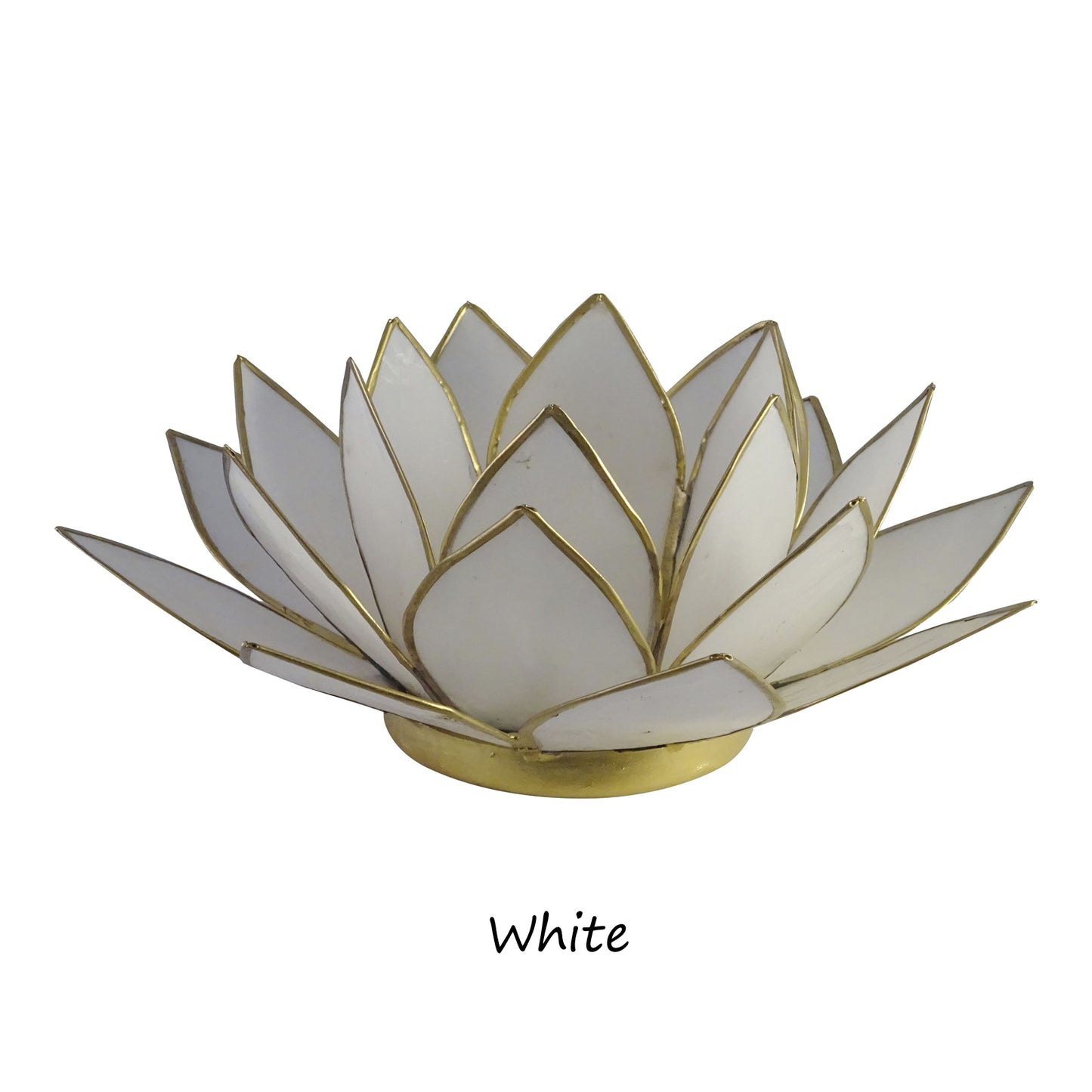 Fire Sale! Lotus Flower Tea Light Candle Holder Capiz Shell Decorating Accent Home Decor Candleholder