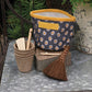 Lilac & Vine Daisy Outdoor Garden Tools Bag Pots Pencil Dibblet Broom