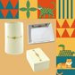 Fire Sale! Desk Accessories Gift Set Pencil Cup Trinket Box Tray Soft White Soapstone w Brass Accent