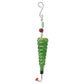 Fire Sale! Green Bottle w Glow Beads Hummingbird Feeder Humming Birds Glass Nectar Feeders