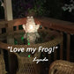 Frog Luminary Candle Holder Indoor Outdoor Accent Lighting