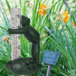 Fire Sale! Small Rain Gauge Outdoor Garden Decor Guage for Deck or Yard (Frog)