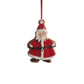 Santa Gingerbread Hanging Holiday Ornament Vintage Style