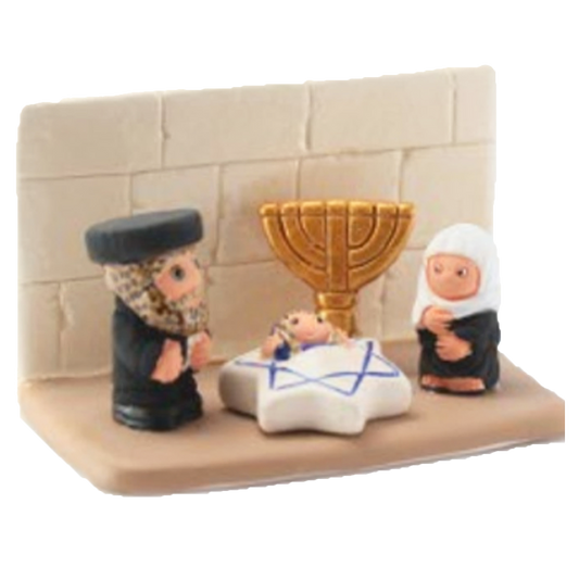 Small Cultural Nativity Scene Holiday Decoration Nativities Around the World (Jewish Nativity)