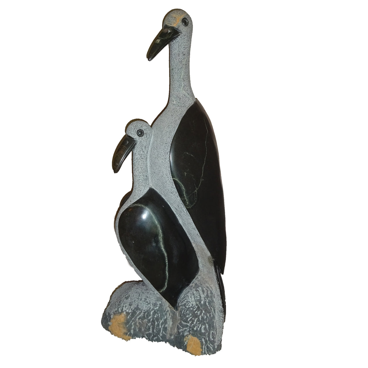 Long Neck Birds African Shona Art Stone Sculpture Statue