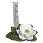 Fire Sale! Terracotta Potted Plant Watering Stakes Frog Shell Owl w Small Lotus Rain Gauge