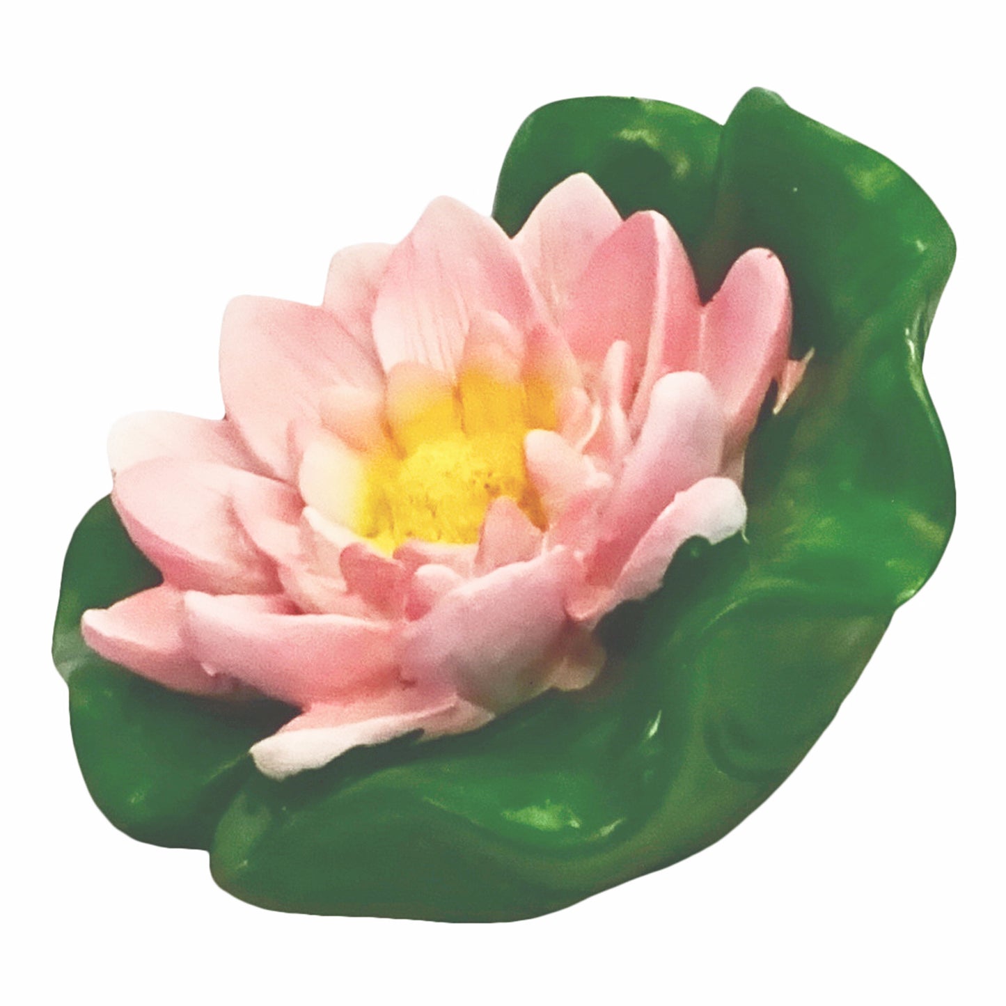 Fire Sale! Small Rain Gauge Outdoor Garden Decor Guage (Pink Lotus Flower)