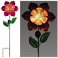 Flower Solar Lights Decorative Outdoor Garden Decor Stakes 44" Ht for Patio Yard Lighting