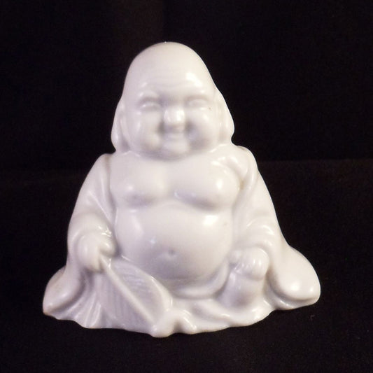 Happy Buddha Figurine Vintage Japan Porcelain