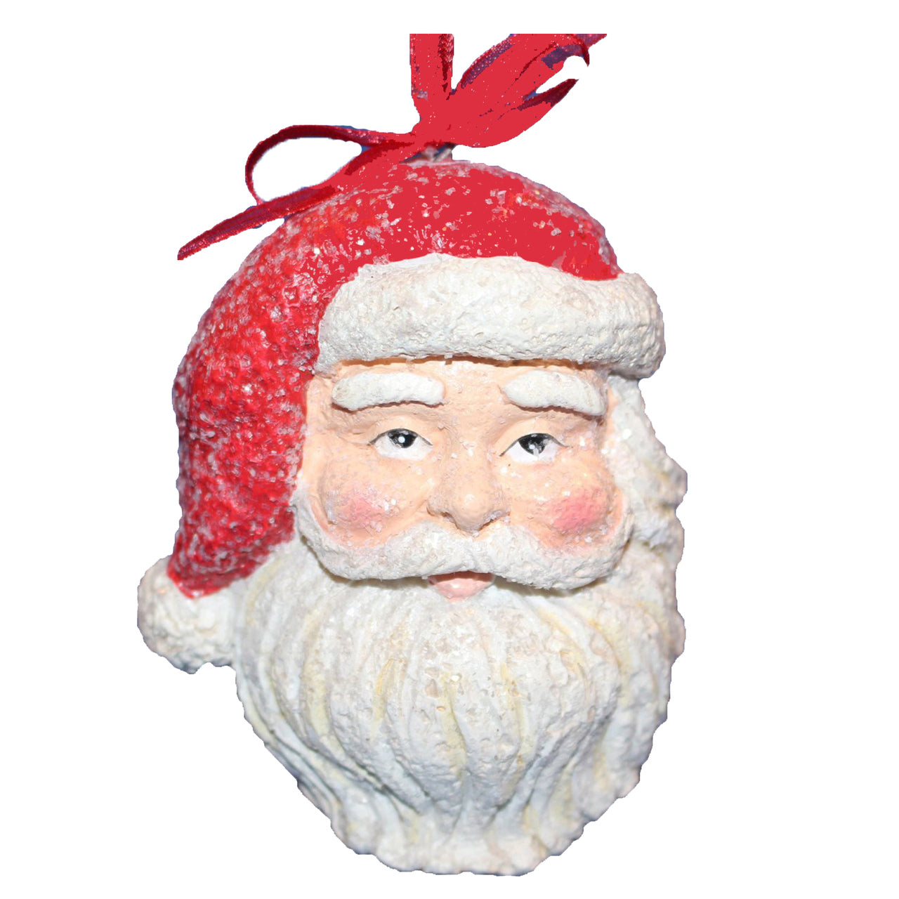 Santa Face Christmas Hanging Holiday Ornament Hallmark