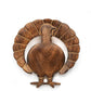 Wooden Turkey Trivet w Autumn Botanical Dishtowel Towel Gift Set of 2 18x28 Kitchen Collection