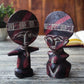 Twins Handmade Akan Ashanti Doll Ii Fertility Dolls Sculpture Home Decor Statue Pair Wood Home Decoration