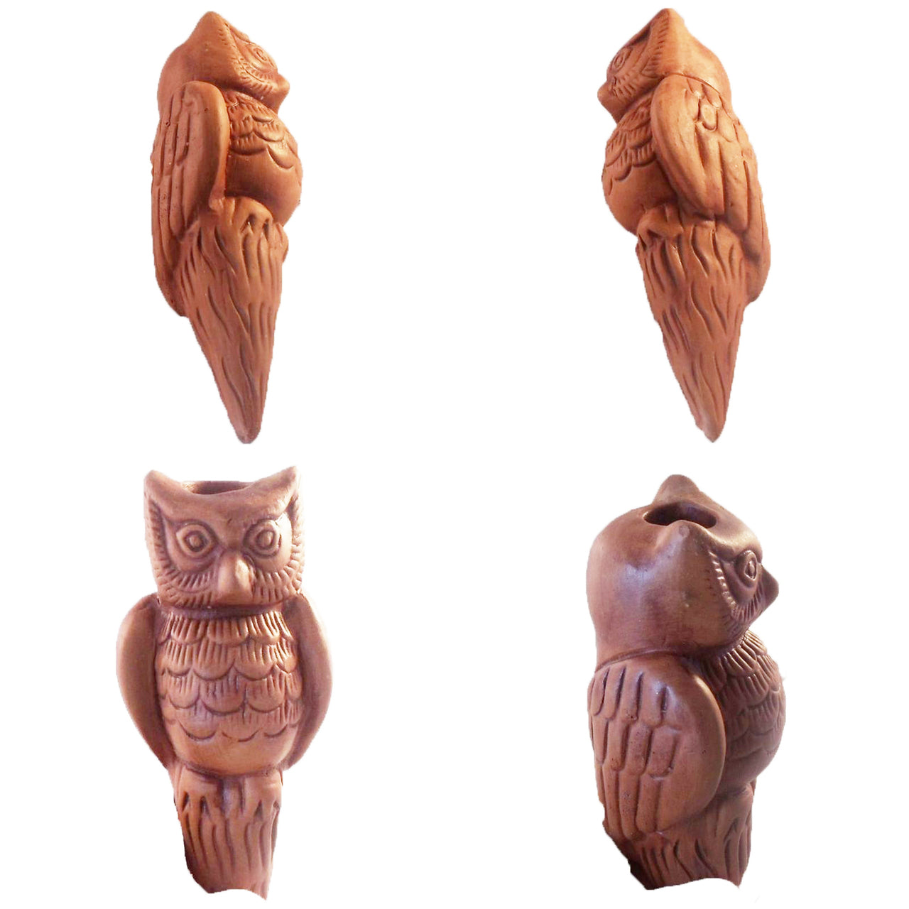 Fire Sale! Potted Plant Watering Stakes Terracotta Sea Shell Owl Shape Frog